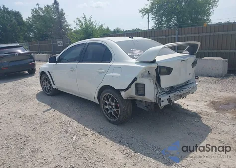 2010 Mitsubishi Lancer Evolution Gsr from USA, damaged, VIN JA32W8FV7AU004595